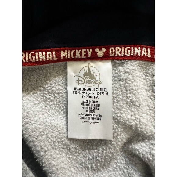 Disneyland Resort Pullover Hoodie Red, Blue, Gray, Mickey Mouse, Unisex Size XL - Picture 8 of 11